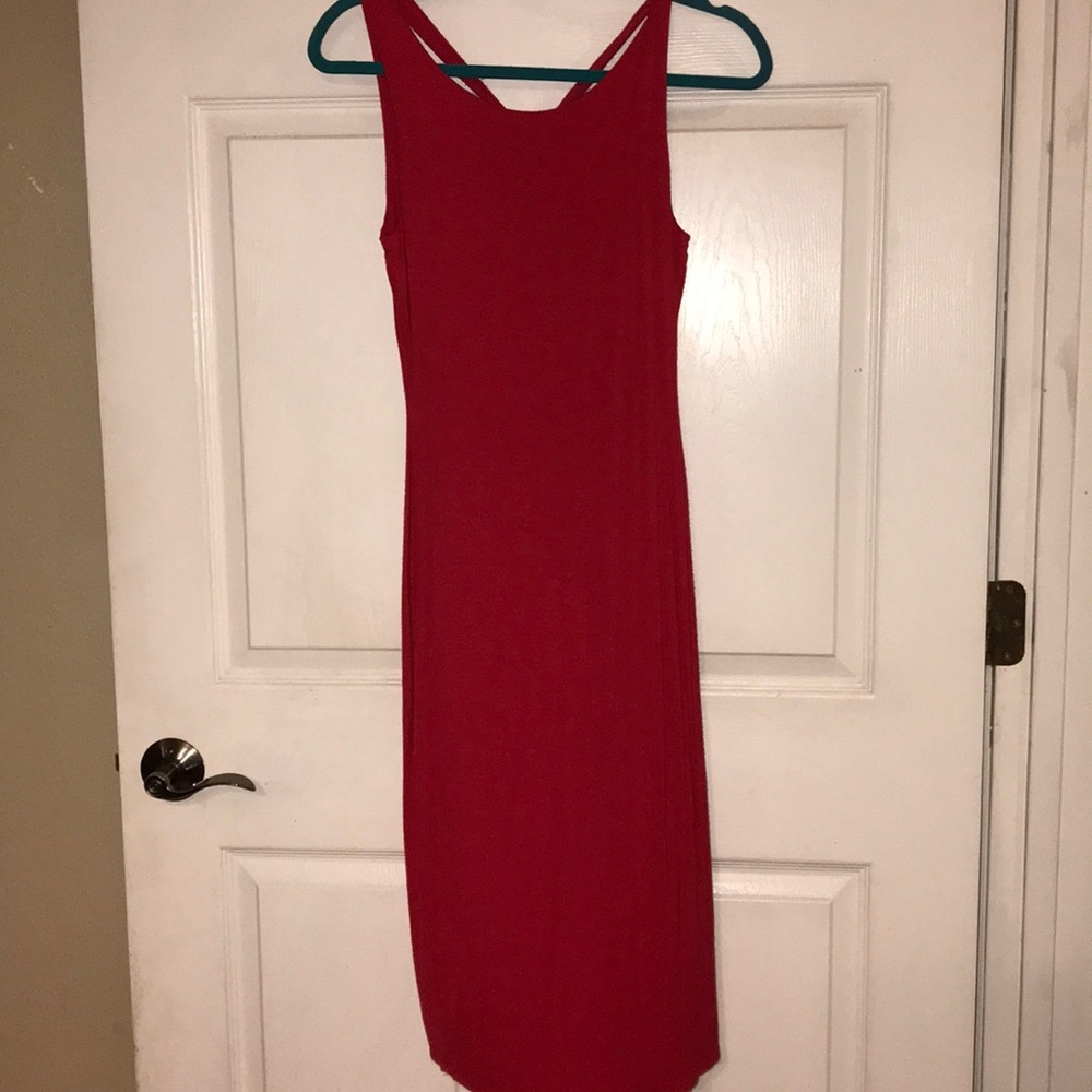 Sexy red dress